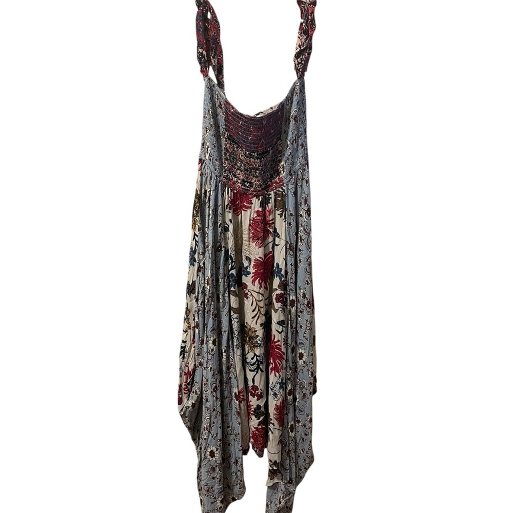 Umgee Multi print asymmetrical dress - Picture 2 of 5